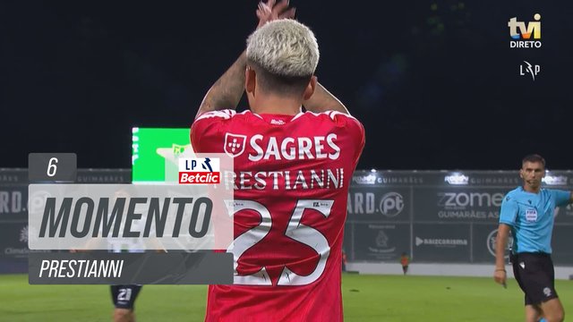 SL Benfica, Jogada, Prestianni aos 6'