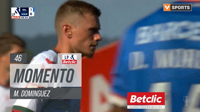 Marítimo M., Jogada, M. Dominguez aos 46'