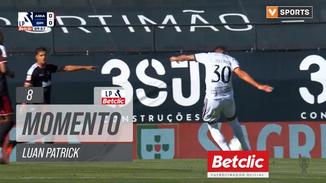 Lance de Luan Patrick aos 8′ — Estrela Amadora 0-2 Casa Pia