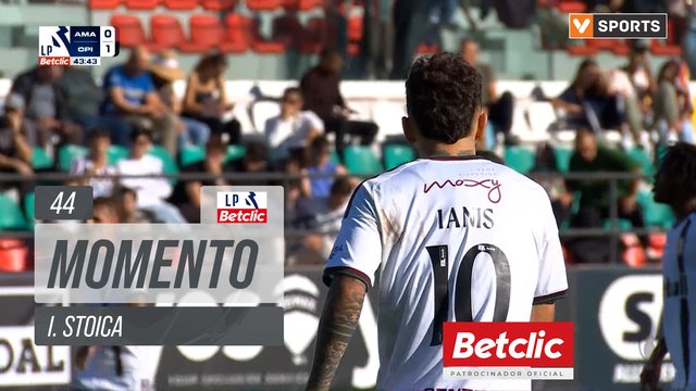 Lance de I. Stoica aos 44′ — Estrela Amadora 0-2 Casa Pia