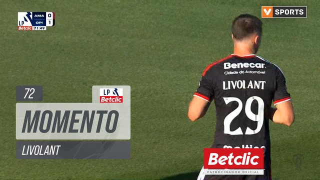 Lance de Livolant aos 72′ — Estrela Amadora 0-2 Casa Pia