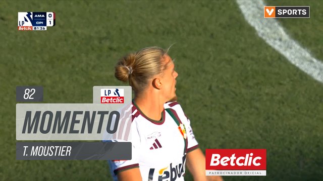 Lance de T. Moustier aos 82′ — Estrela Amadora 0-2 Casa Pia