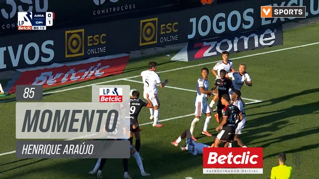 Lance de Henrique Araújo aos 85′ — Estrela Amadora 0-2 Casa Pia