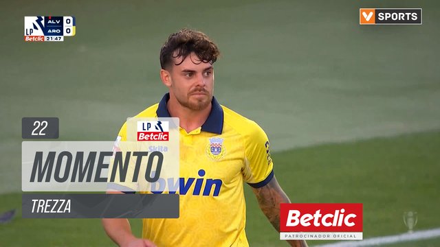 Lance de Trezza aos 22′ — Alverca 0-1 Arouca