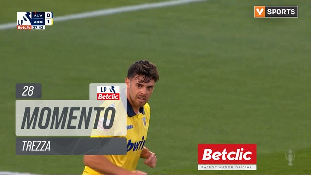 Lance de Trezza aos 28′ — Alverca 0-1 Arouca