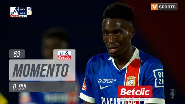 Lance de D. Gui aos 63′ — Alverca 0-1 Arouca