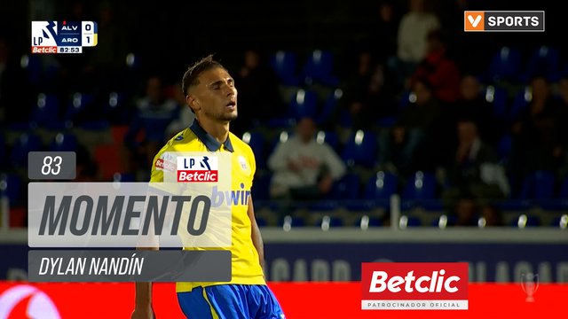 Lance de Dylan Nandín aos 83′ — Alverca 0-1 Arouca