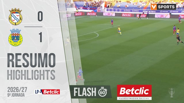 Resumo flash: FC Alverca 0-1 FC Arouca
