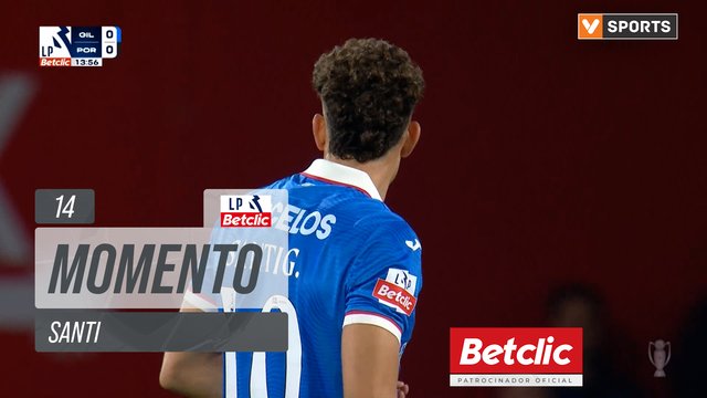Lance de Santi aos 14′ — Gil Vicente 0-1 Porto