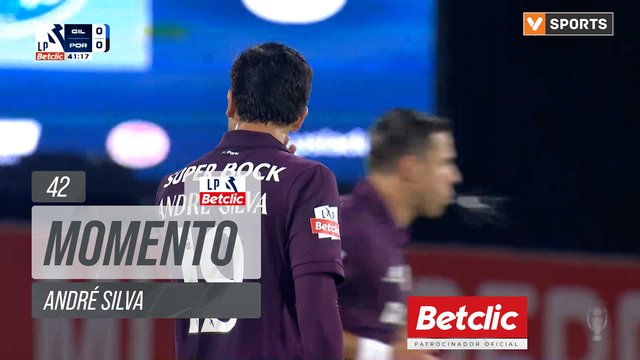 Lance de André Silva aos 42′ — Gil Vicente 0-1 Porto