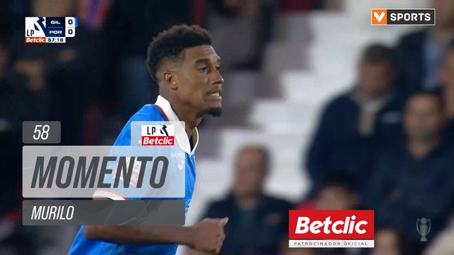 Lance de Murilo aos 58′ — Gil Vicente 0-1 Porto