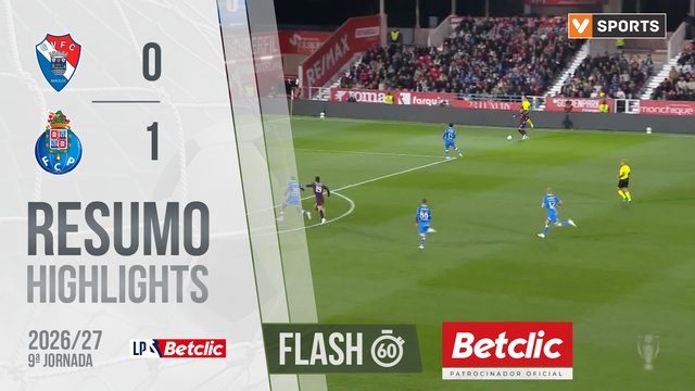 Resumo flash: Gil Vicente FC 0-1 FC Porto