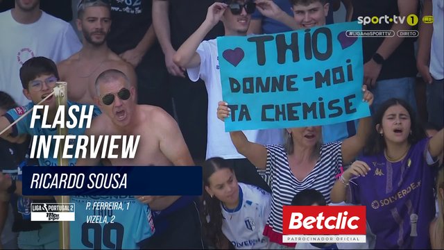Flash Interview Ricardo Sousa (Vizela)