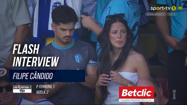 Flash Interview Filipe Cândido (P. Ferreira)
