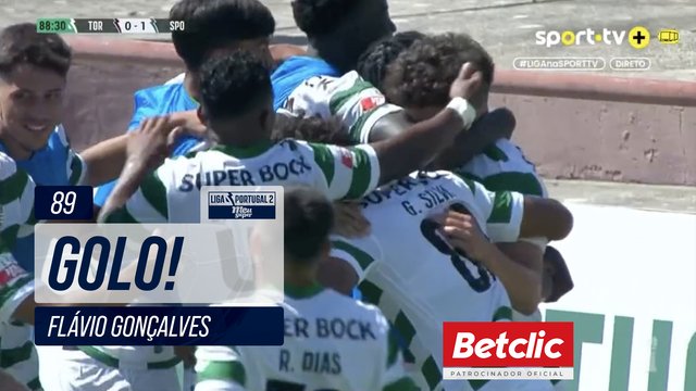 GOLO! Sporting CP B, Flávio Gonçalves aos 89', Torreense 0-1 Sporting CP B