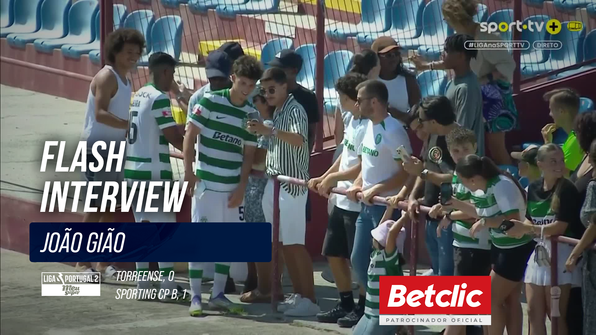 Flash Interview João Gião (Sporting CP B)
