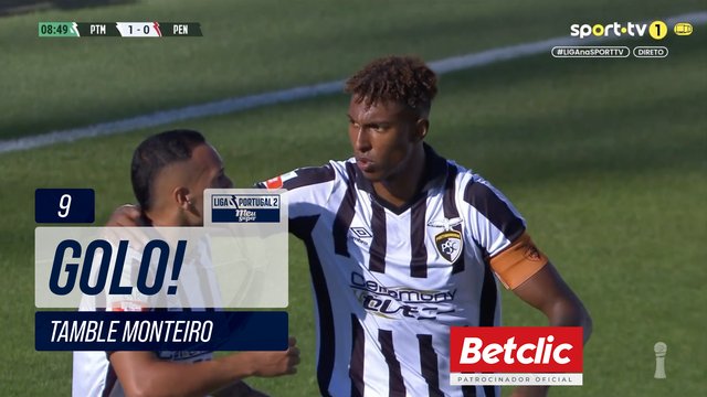 GOLO! Portimonense, Tamble Monteiro aos 9', Portimonense 1-0 Penafiel