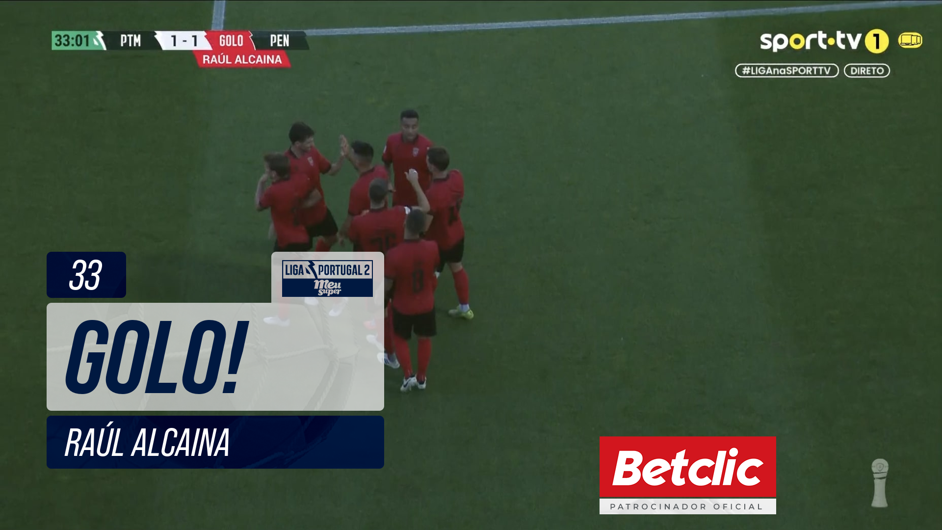 GOLO! Penafiel, Raúl Alcaina aos 33', Portimonense 1-1 Penafiel