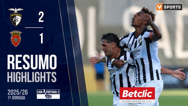 Liga Meu Super (1ª Jornada): Resumo Portimonense 2-1 Penafiel