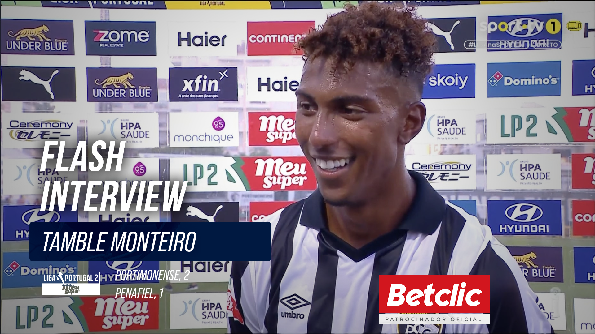 Flash Interview Tamble Monteiro (Portimonense)