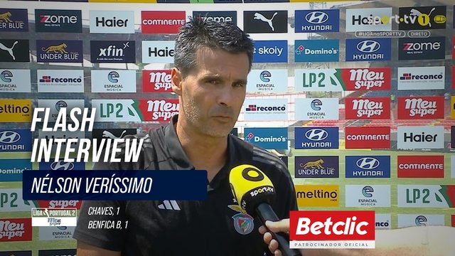 Flash Interview Nélson Veríssimo (Benfica B)