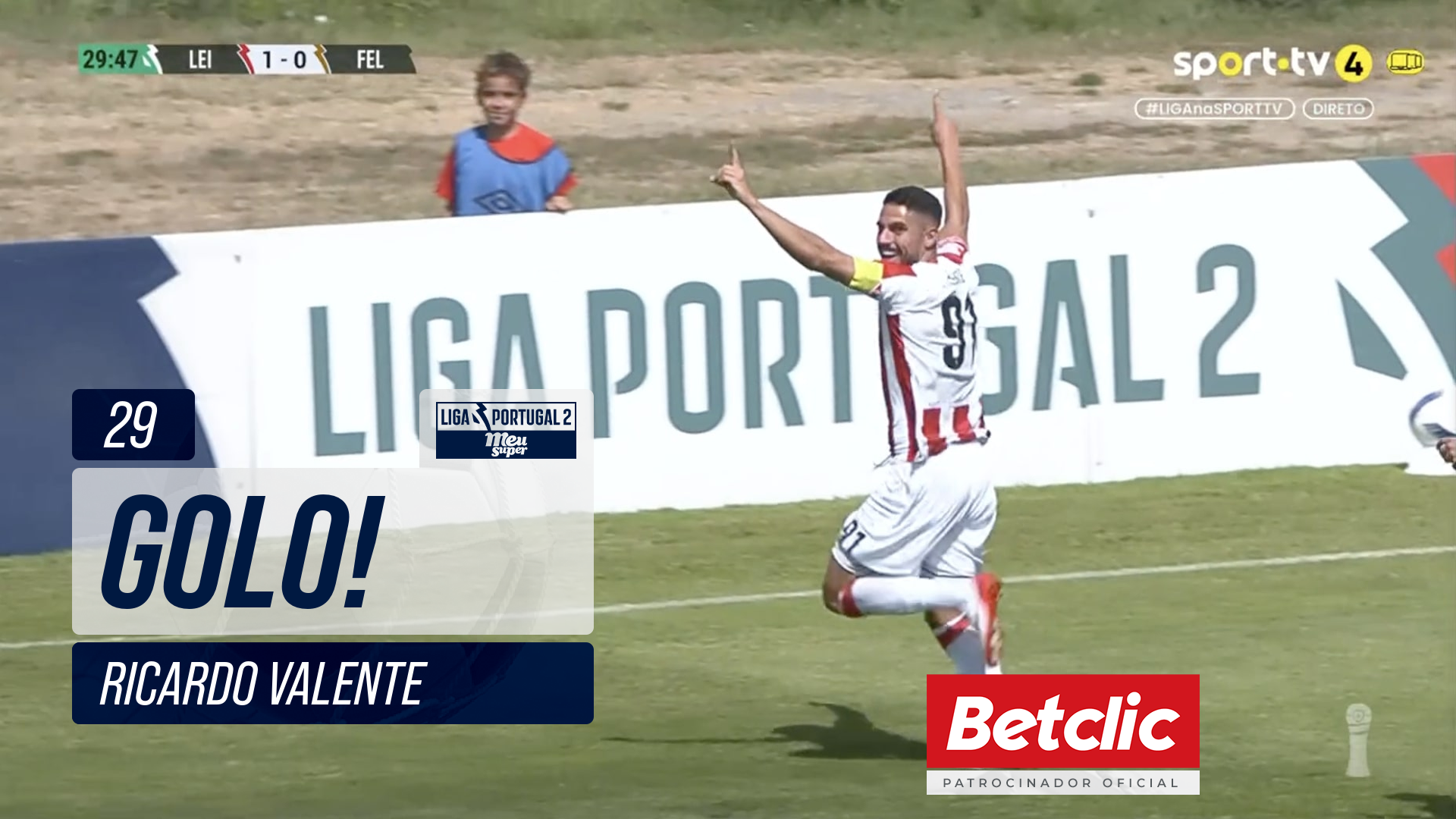 GOLO! Leixões, Ricardo Valente aos 29', Leixões 1-0 Felgueiras