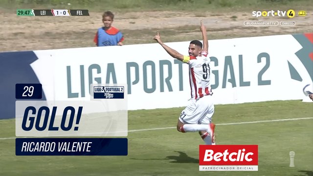 GOLO! Leixões, Ricardo Valente aos 29', Leixões 1-0 Felgueiras