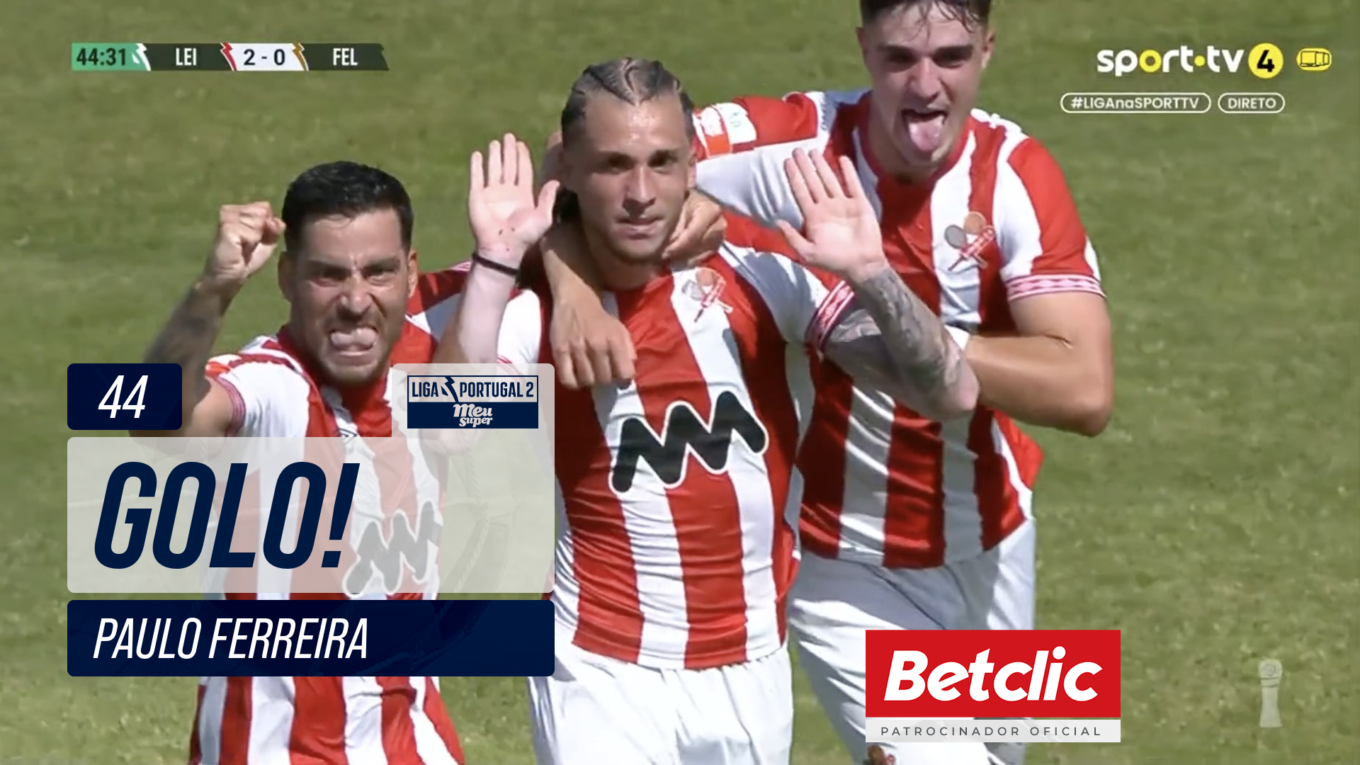 GOLO! Leixões, Paulo Ferreira aos 44', Leixões 2-0 Felgueiras