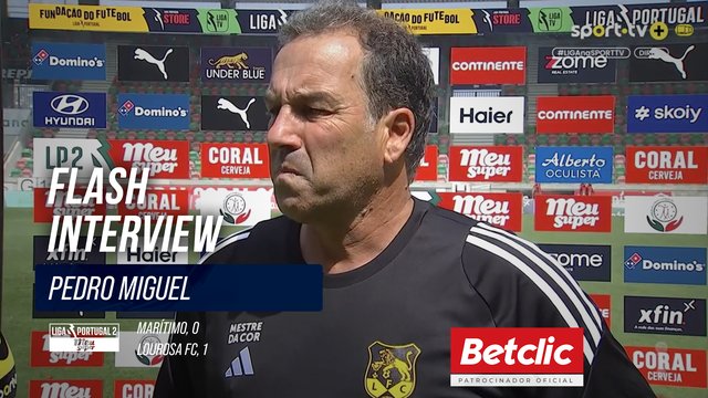 Flash Interview Pedro Miguel (Lusitânia Lourosa)