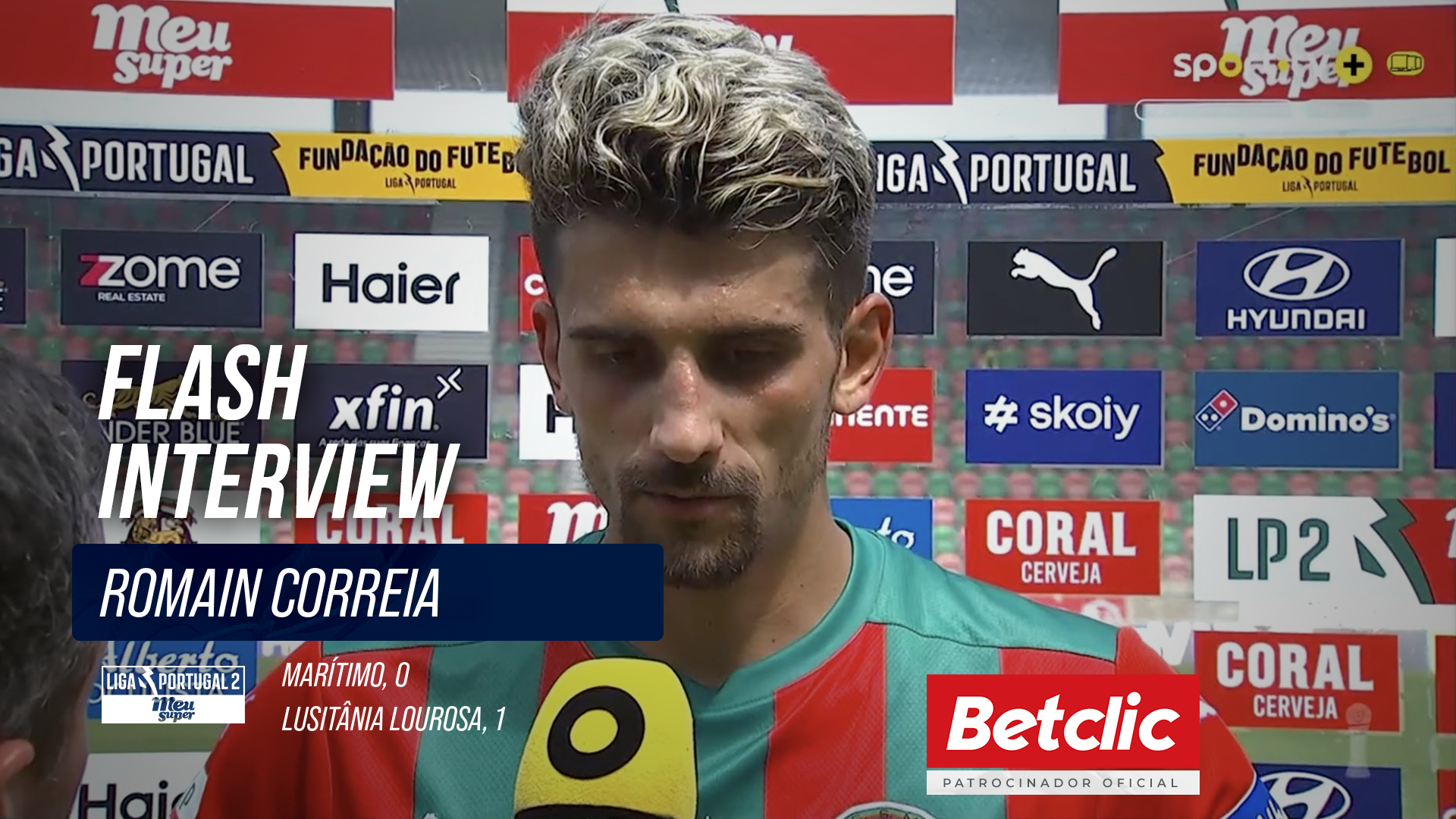 Flash Interview Romain Correia (Marítimo)