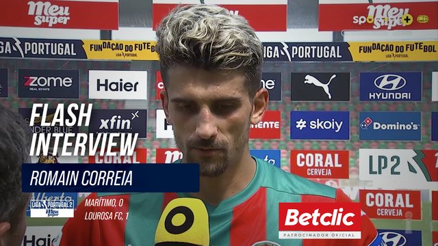 Flash Interview Romain Correia (Marítimo)