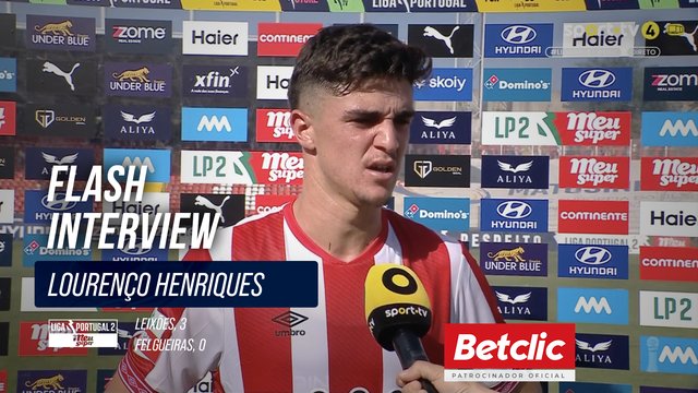 Flash Interview Lourenço Henriques (Leixões)