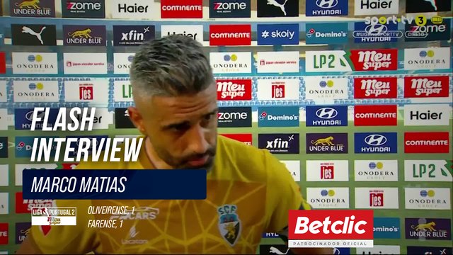 Flash Interview Marco Matias (Farense)