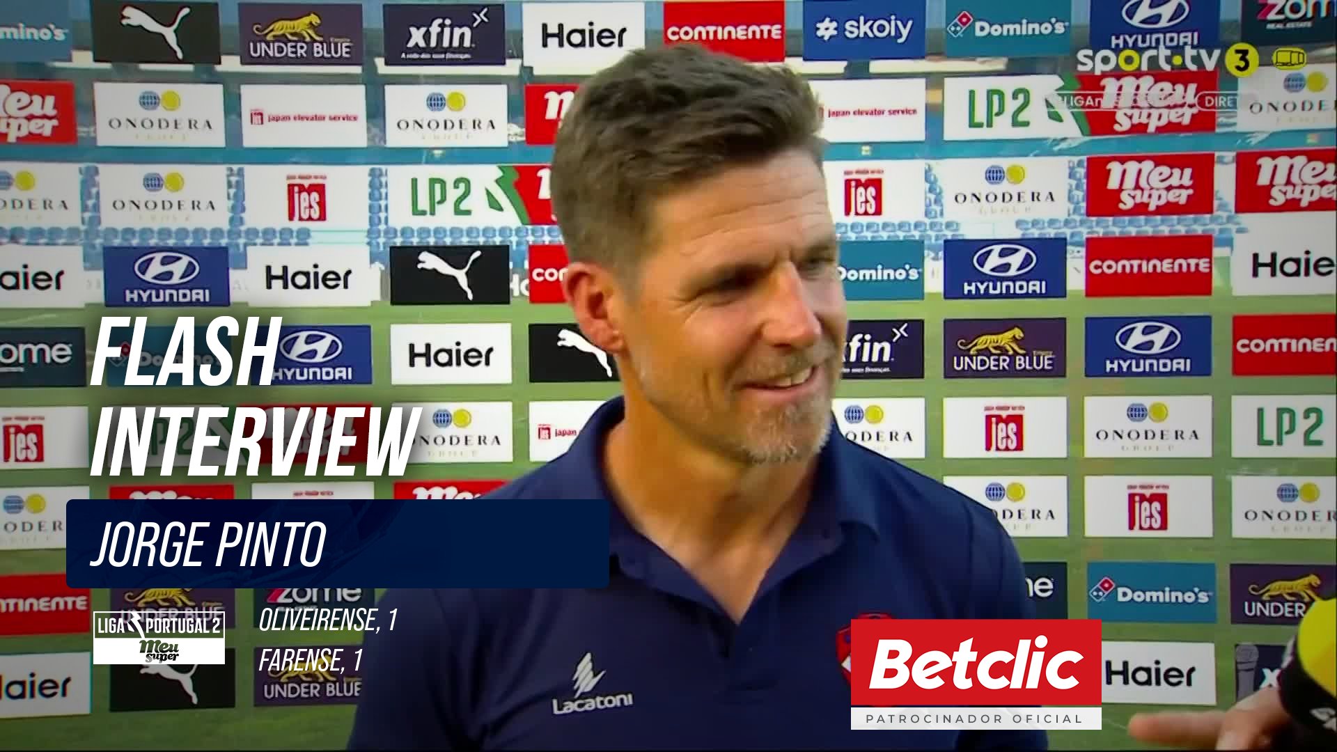 Flash Interview Jorge Pinto (Oliveirense)