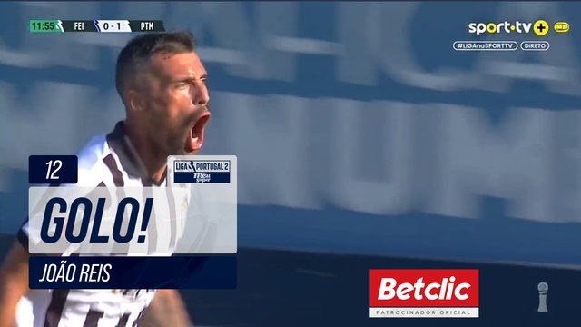 GOLO! Portimonense, João Reis aos 12', Feirense 0-1 Portimonense
