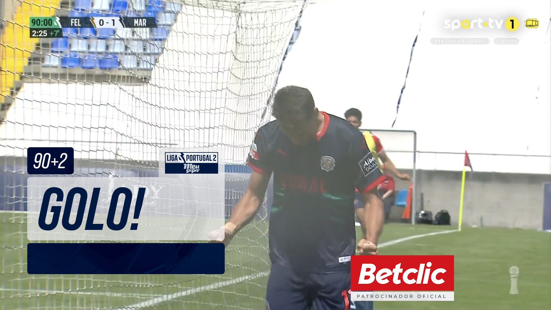 GOLO! , M. Diouri aos 90'+2', Felgueiras 0-1 Marítimo