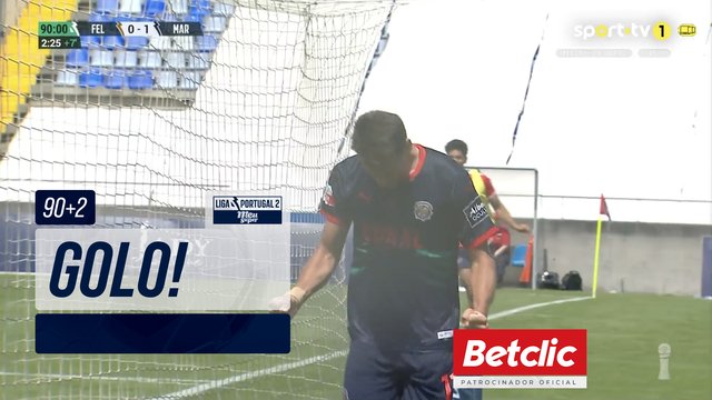 GOLO! , M. Diouri aos 90'+2', Felgueiras 0-1 Marítimo