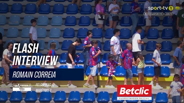 Flash Interview Romain Correia (Marítimo)