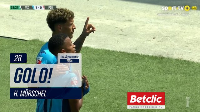 GOLO! Vizela, H. Mörschel aos 28', Vizela 1-0 FC Porto B