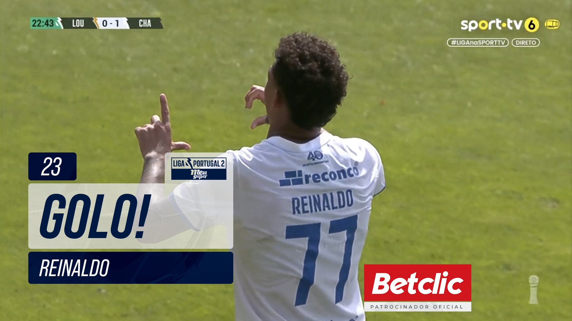 GOLO! Chaves, Reinaldo aos 23', Lourosa FC 0-1 Chaves