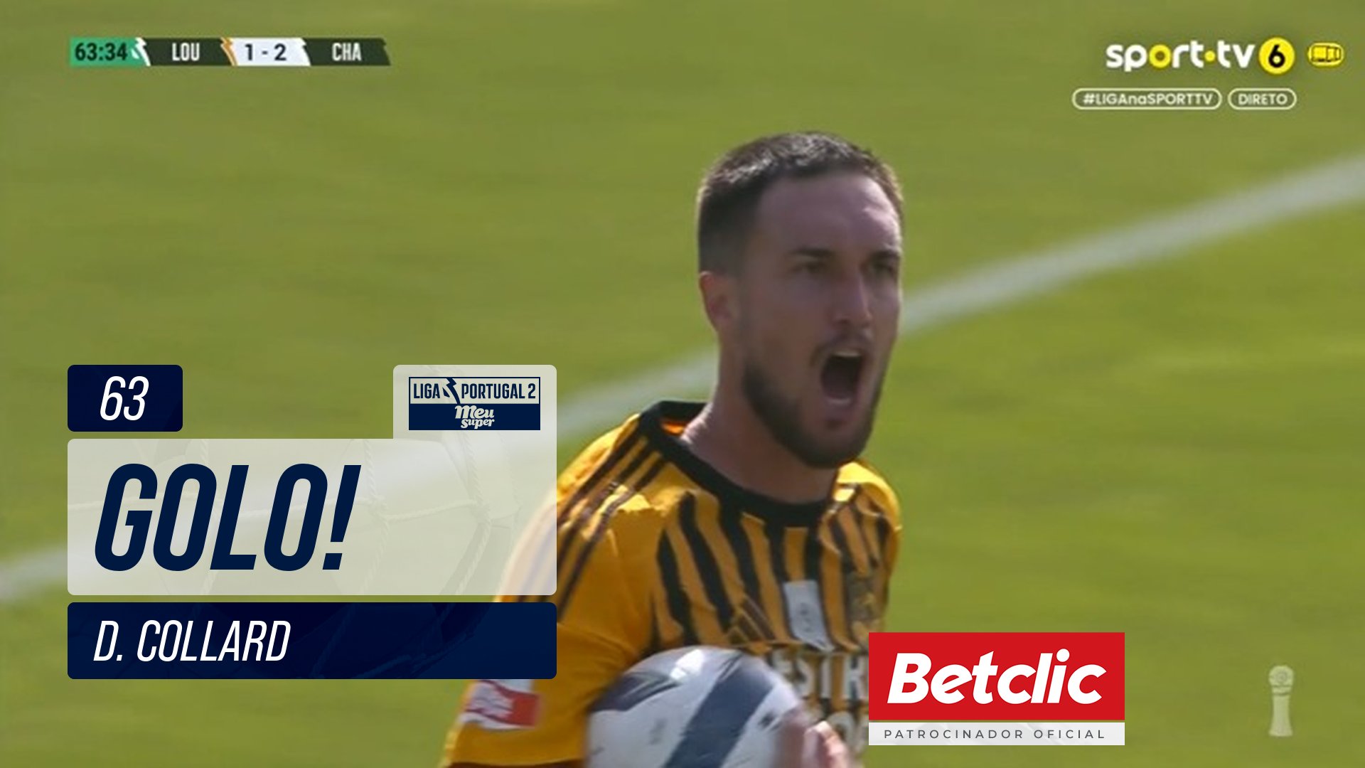 GOLO! Lourosa FC, D. Collard aos 63', Lourosa FC 1-2 Chaves