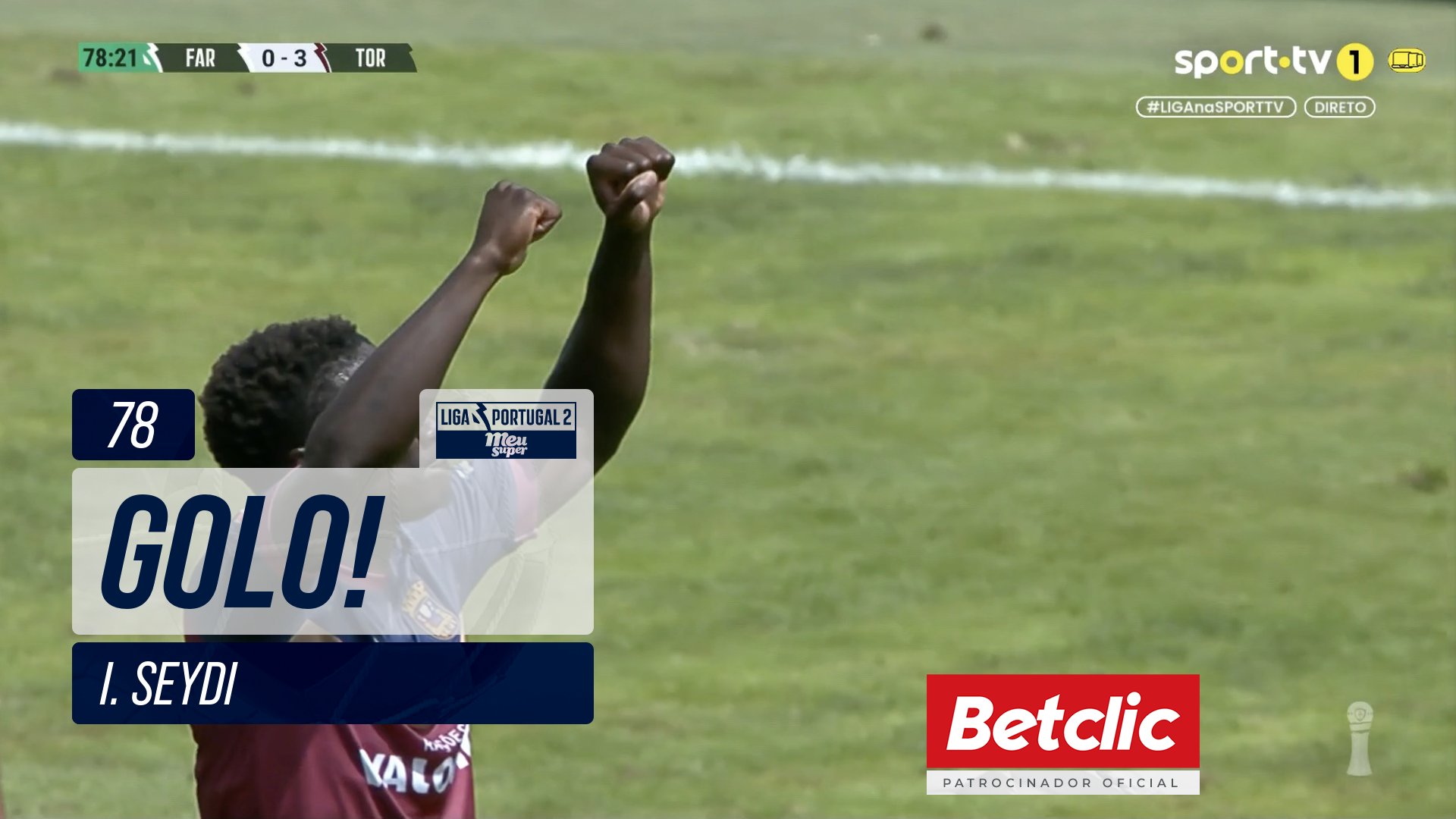 GOLO! Torreense, I. Seydi aos 78', Farense 0-3 Torreense