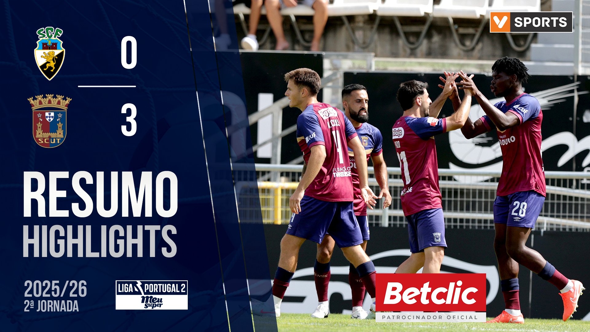 Liga Meu Super (2ª Jornada): Resumo Farense 0-3 Torreense