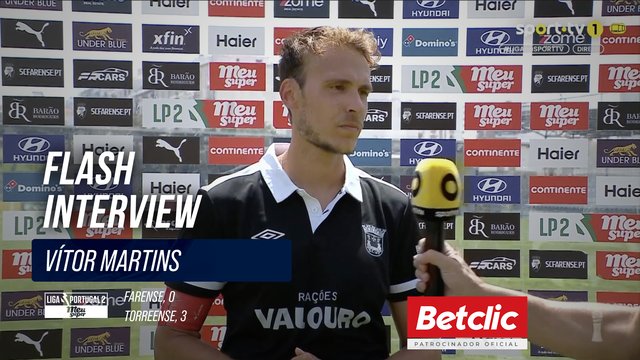 Flash Interview Vítor Martins (Torreense)