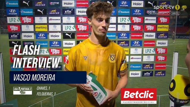 Flash Interview Vasco Moreira (Felgueiras)