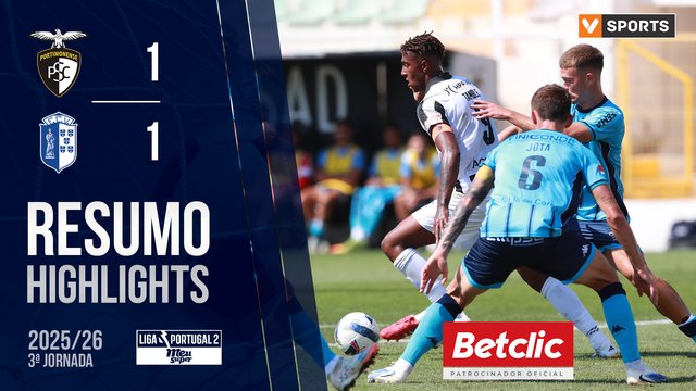 Liga Meu Super (3ª Jornada): Resumo Portimonense 1-1 Vizela