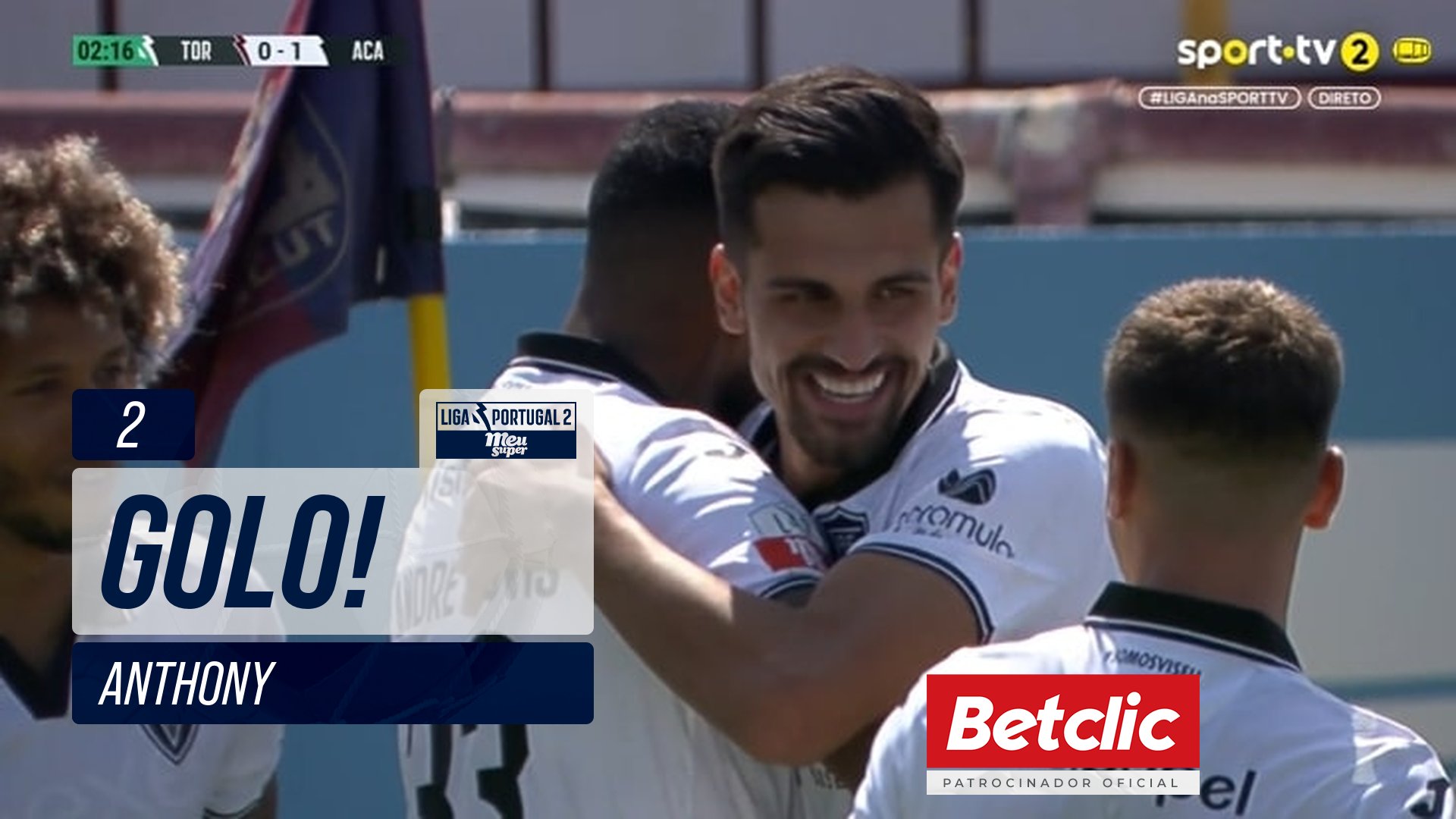 GOLO! Académico, Anthony aos 2', Torreense 0-1 Académico