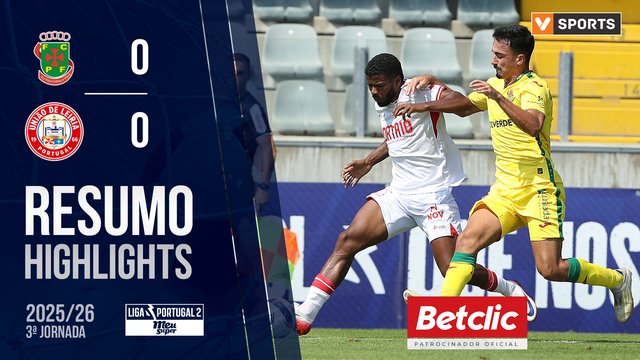 Liga Meu Super (3ª Jornada): Resumo P. Ferreira 0-0 U. Leiria