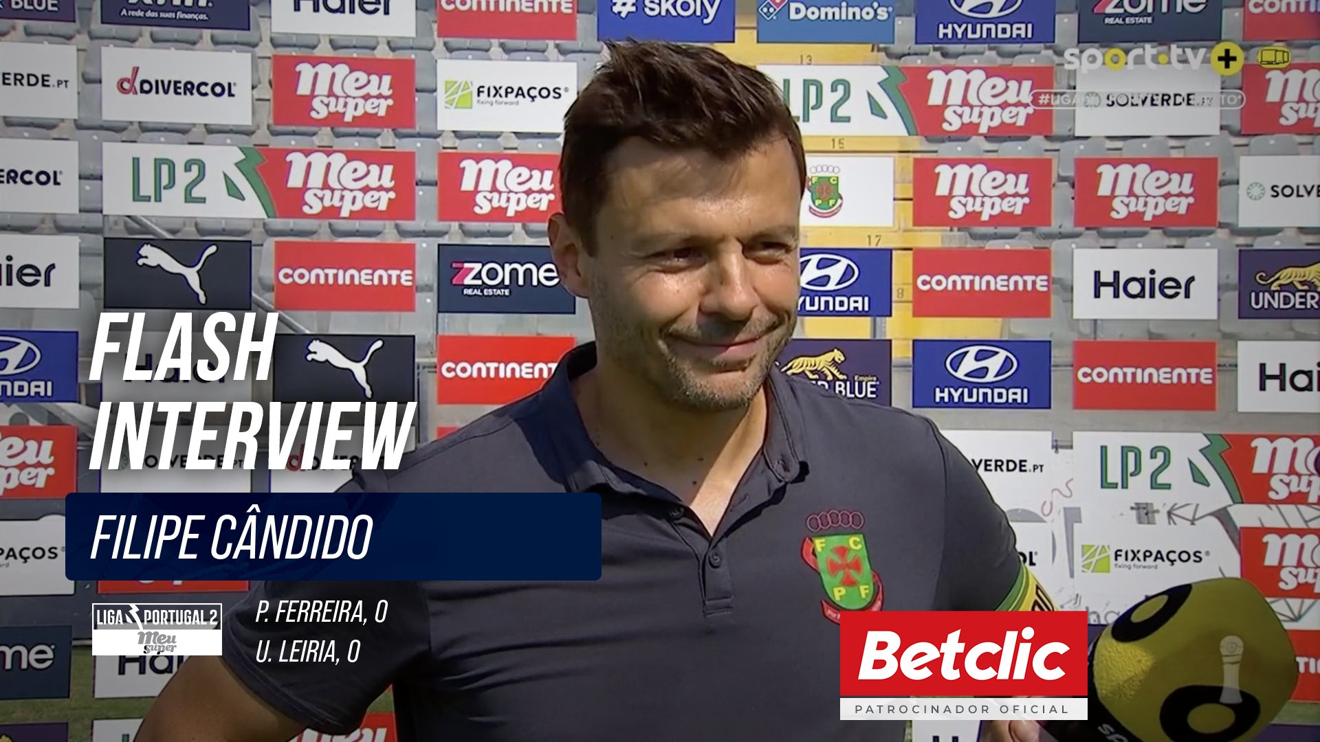 Flash Interview Filipe Cândido (P. Ferreira)