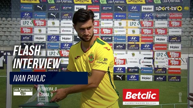 Flash Interview Ivan Pavlic (P. Ferreira)